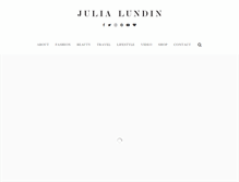 Tablet Screenshot of julialundin.com